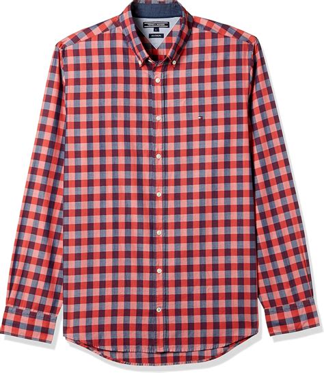 tommy hilfiger men's casual shirts.